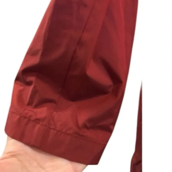 COLE HAAN SIGNATURE Back Bow Hooded Raincoat - Picture 12 of 16